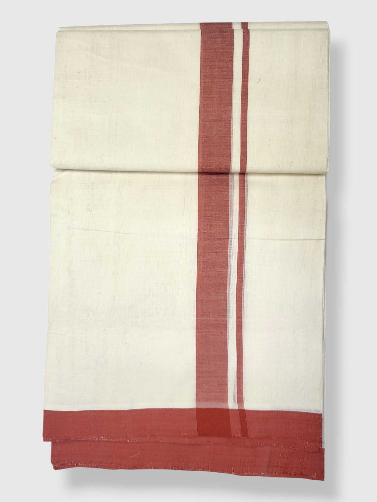 Kerala Balaramapuram Pure Cotton Handloom Mundu/Dhoti