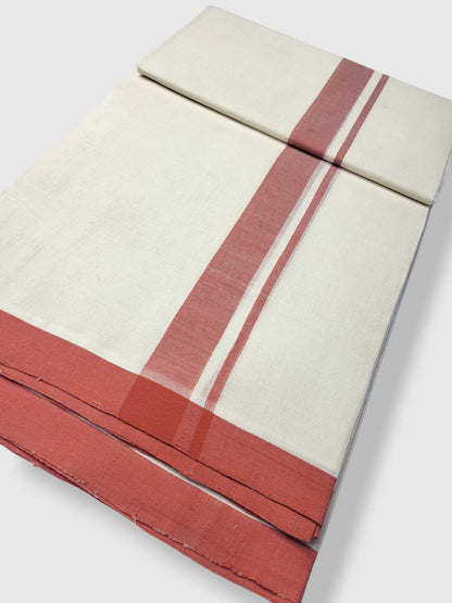 Kerala Balaramapuram Pure Cotton Handloom Mundu/Dhoti