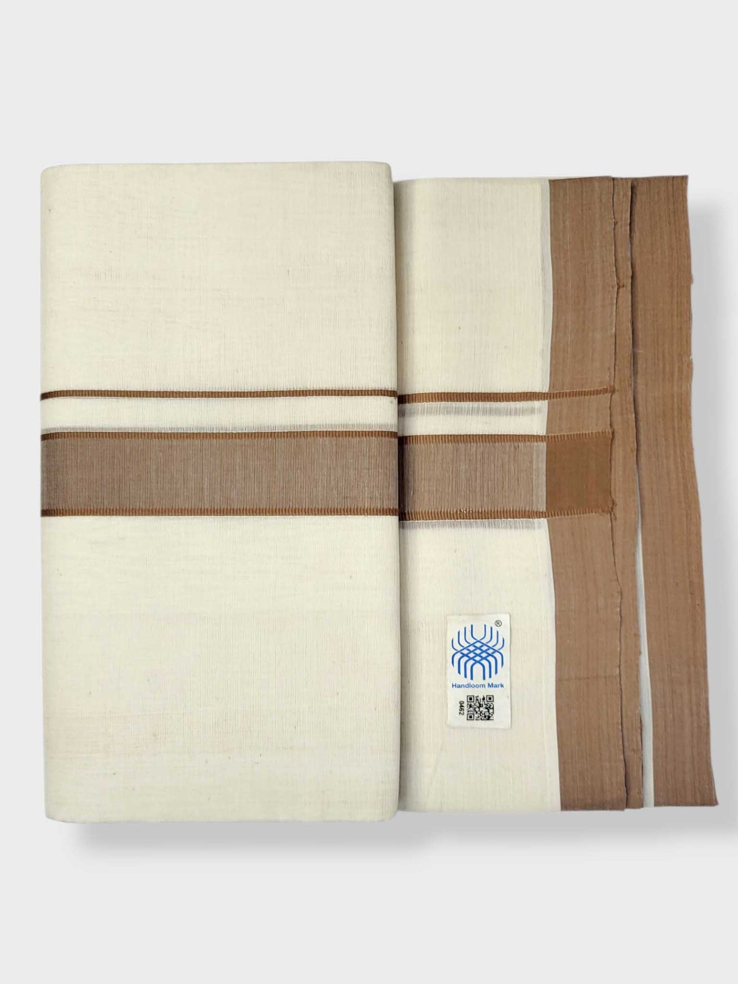 Kerala Balaramapuram Pure Cotton Handloom Mundu/Dhoti