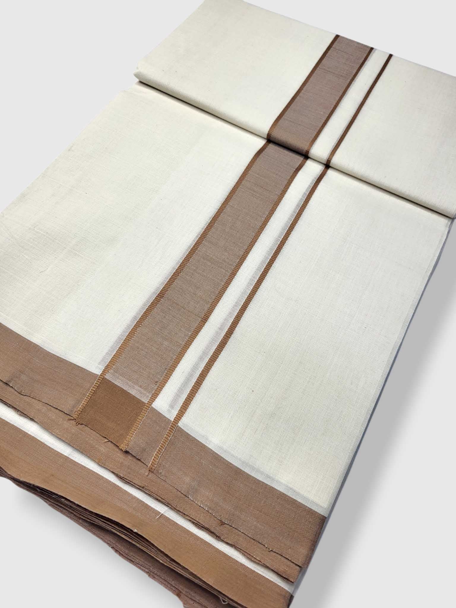 Kerala Balaramapuram Pure Cotton Handloom Mundu/Dhoti