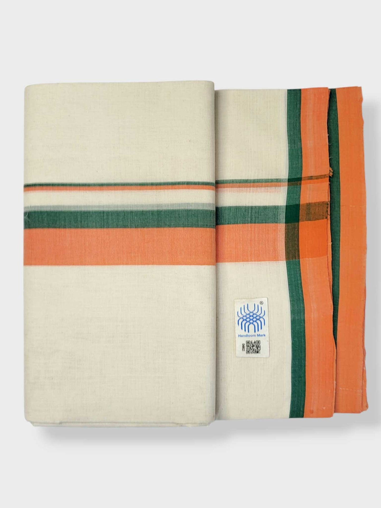 Kerala Balaramapuram Pure Cotton Handloom Mundu/Dhoti