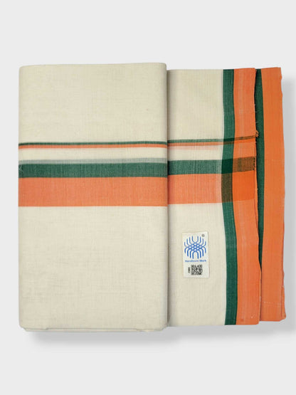 Kerala Balaramapuram Pure Cotton Handloom Mundu/Dhoti