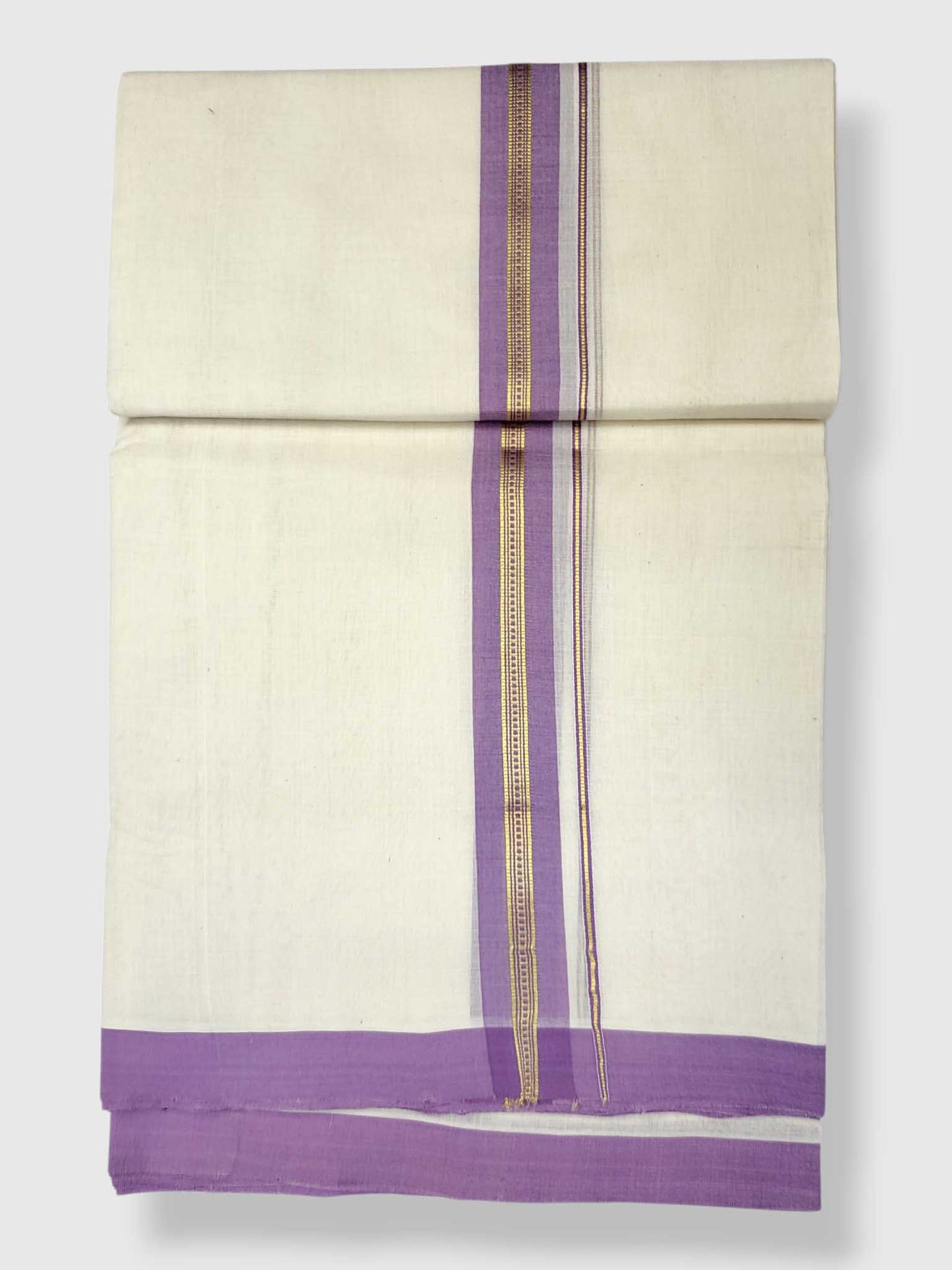Kerala Balaramapuram Pure Cotton Handloom Mundu/Dhoti