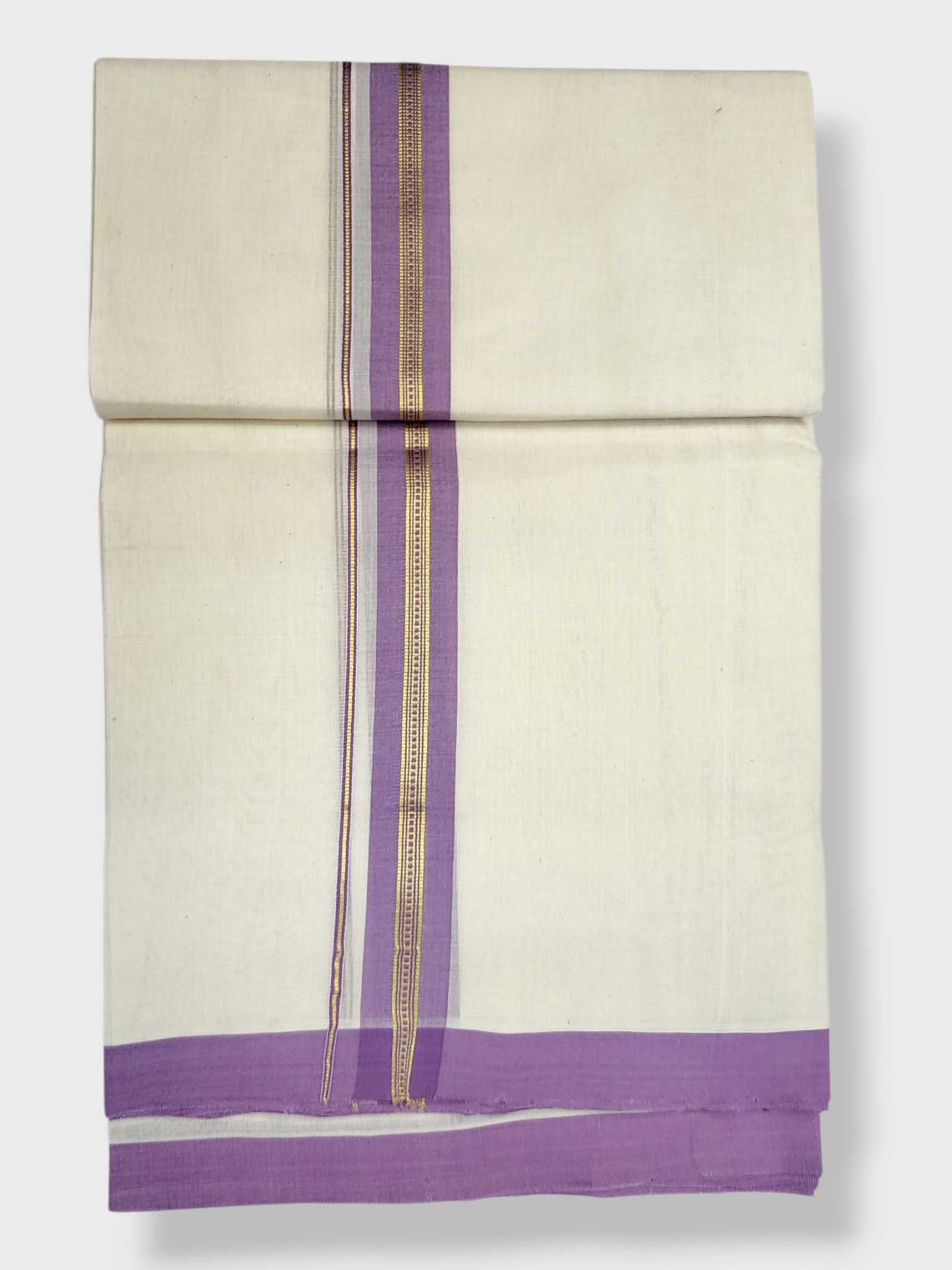 Kerala Balaramapuram Pure Cotton Handloom Mundu/Dhoti