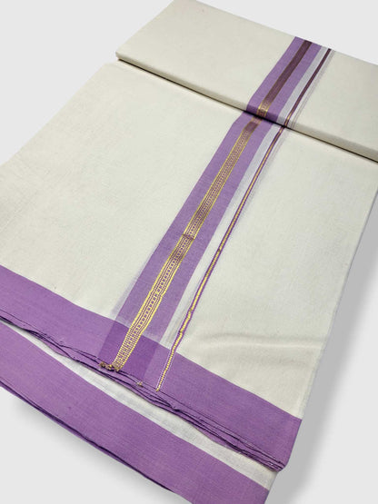 Kerala Balaramapuram Pure Cotton Handloom Mundu/Dhoti