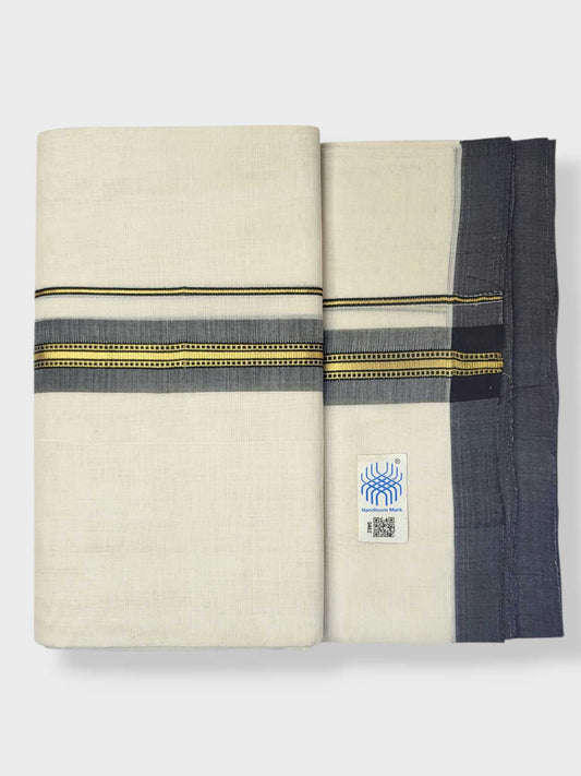 Kerala Balaramapuram Pure Cotton Handloom Mundu/Dhoti