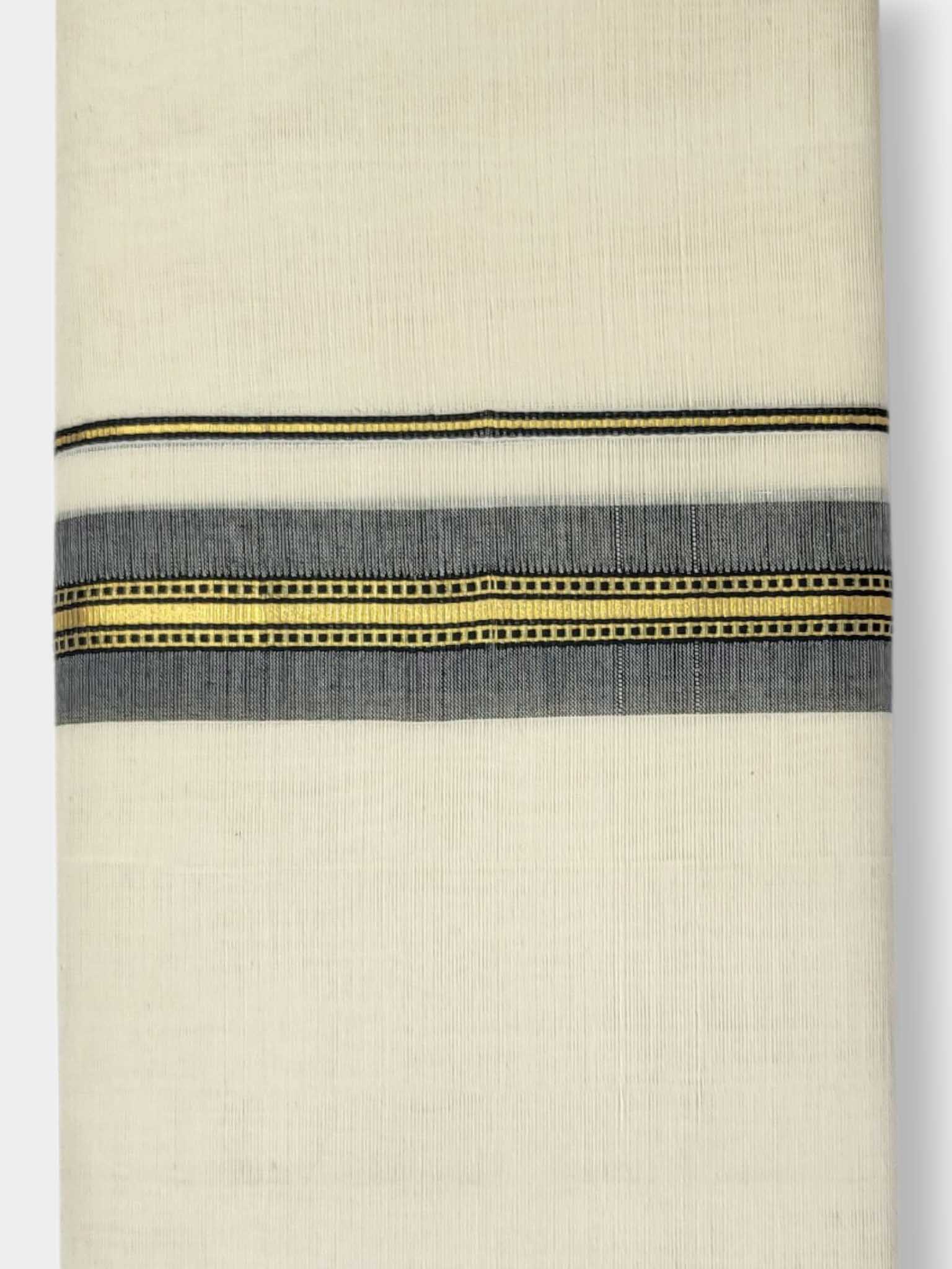 Kerala Balaramapuram Pure Cotton Handloom Mundu/Dhoti