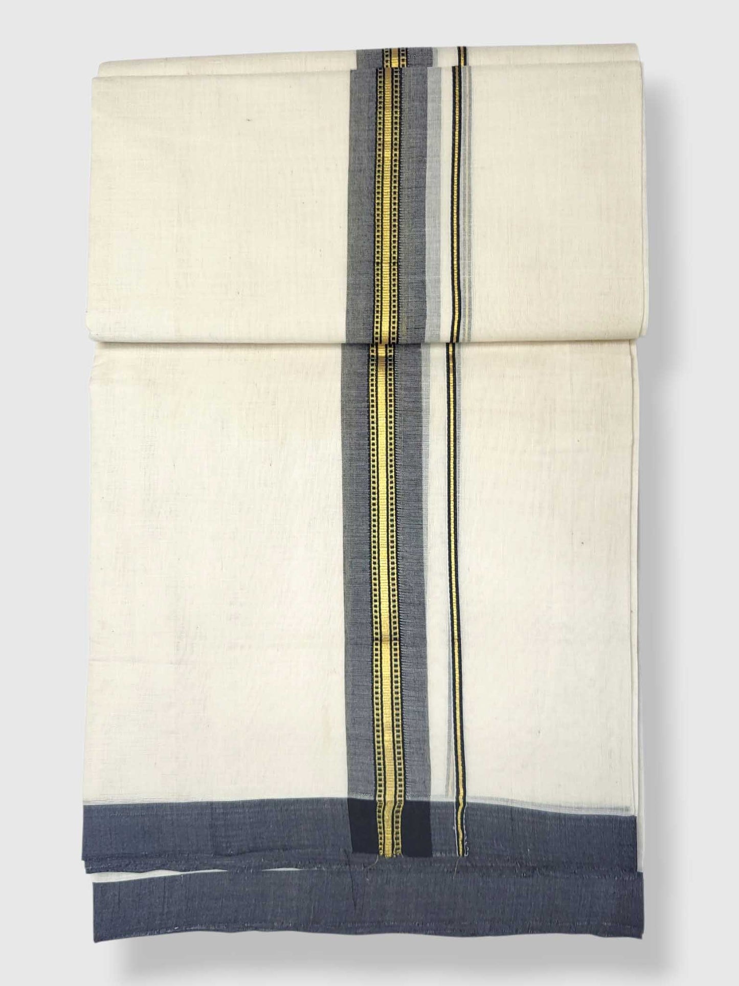 Kerala Balaramapuram Pure Cotton Handloom Mundu/Dhoti