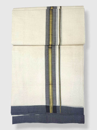 Kerala Balaramapuram Pure Cotton Handloom Mundu/Dhoti