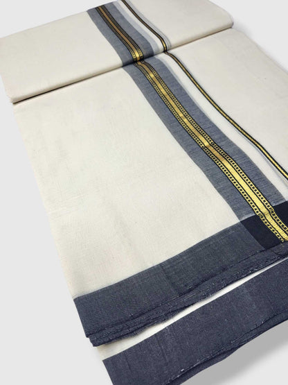 Kerala Balaramapuram Pure Cotton Handloom Mundu/Dhoti