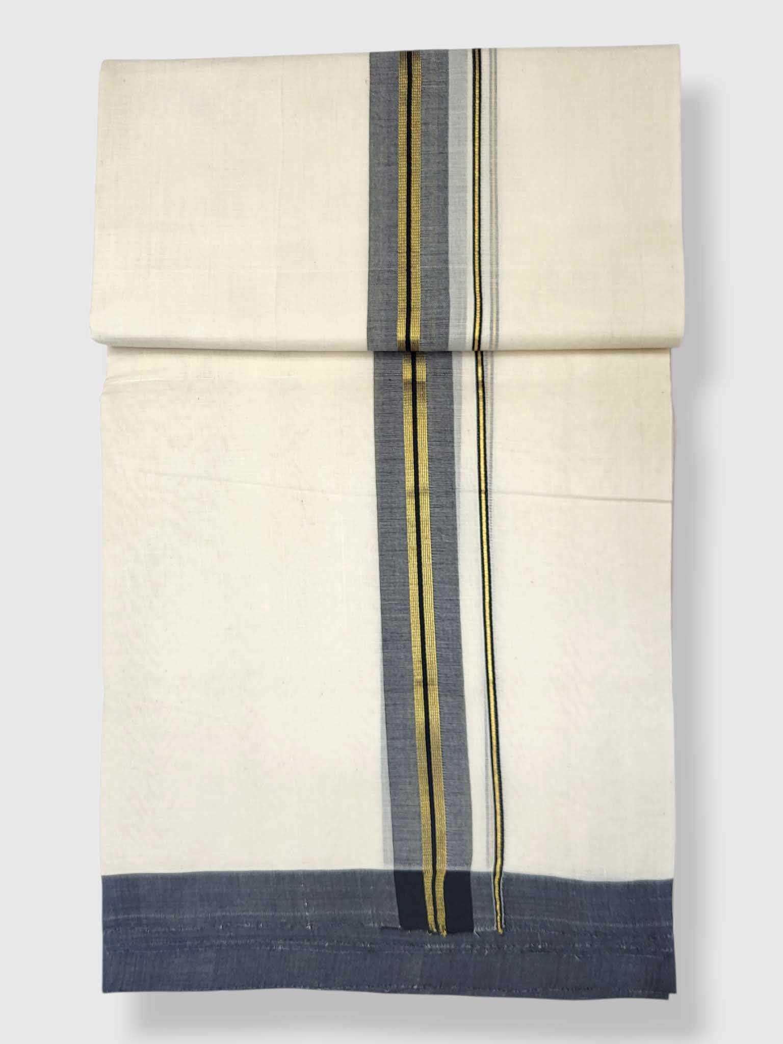 Kerala Balaramapuram Pure Cotton Handloom Mundu/Dhoti