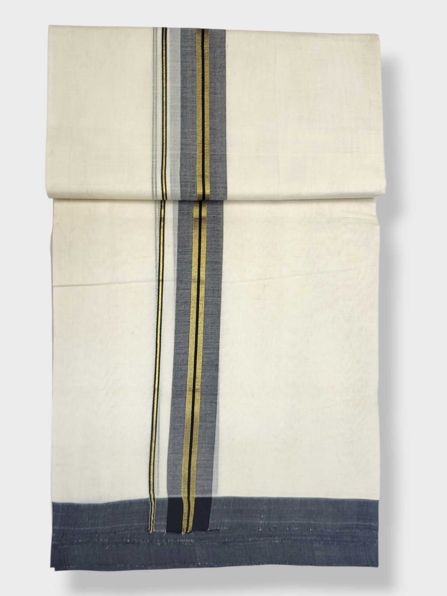 Kerala Balaramapuram Pure Cotton Handloom Mundu/Dhoti