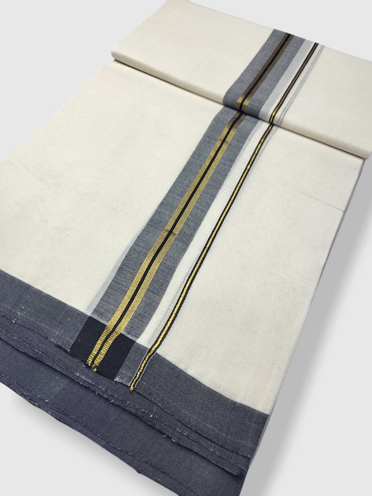 Kerala Balaramapuram Pure Cotton Handloom Mundu/Dhoti