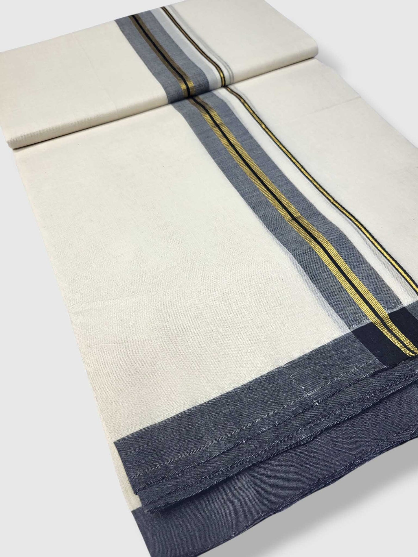 Kerala Balaramapuram Pure Cotton Handloom Mundu/Dhoti