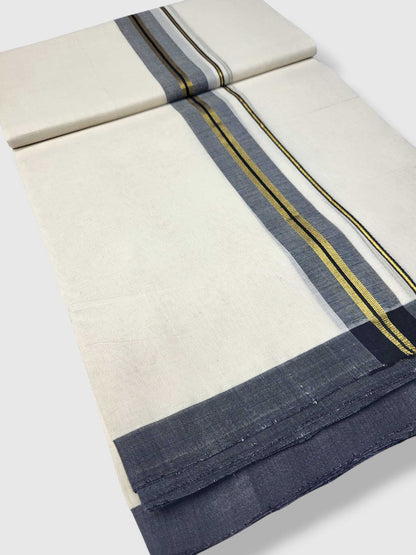 Kerala Balaramapuram Pure Cotton Handloom Mundu/Dhoti
