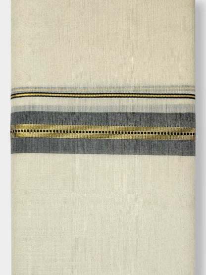 Kerala Balaramapuram Pure Cotton Handloom Mundu/Dhoti