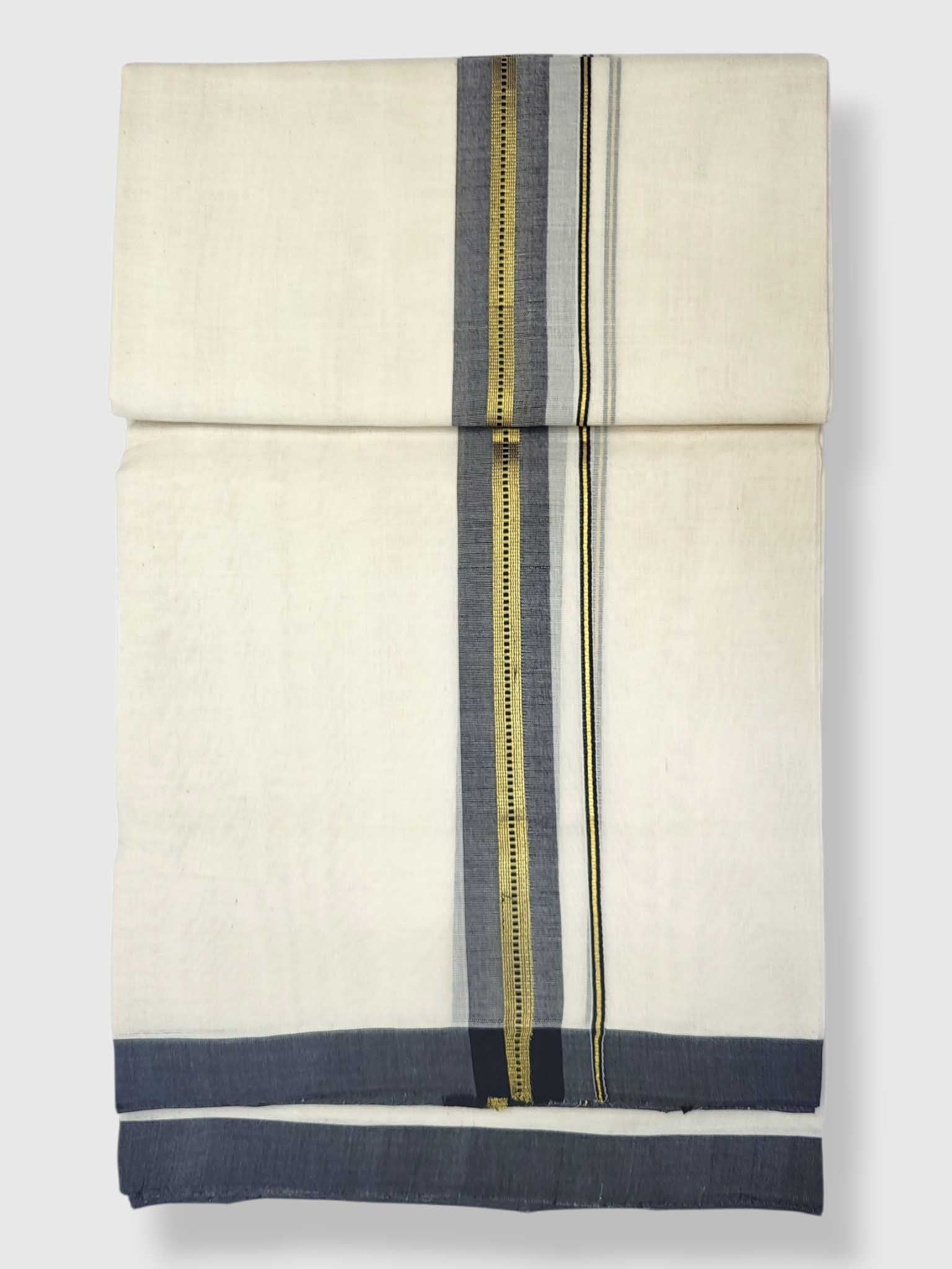 Kerala Balaramapuram Pure Cotton Handloom Mundu/Dhoti