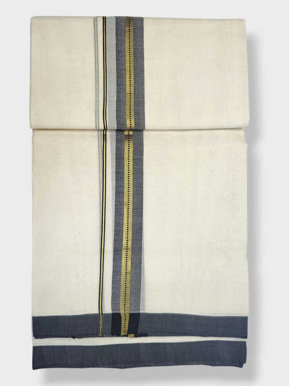 Kerala Balaramapuram Pure Cotton Handloom Mundu/Dhoti