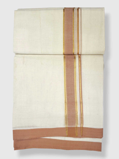 Kerala Balaramapuram Pure Cotton Handloom Mundu/Dhoti