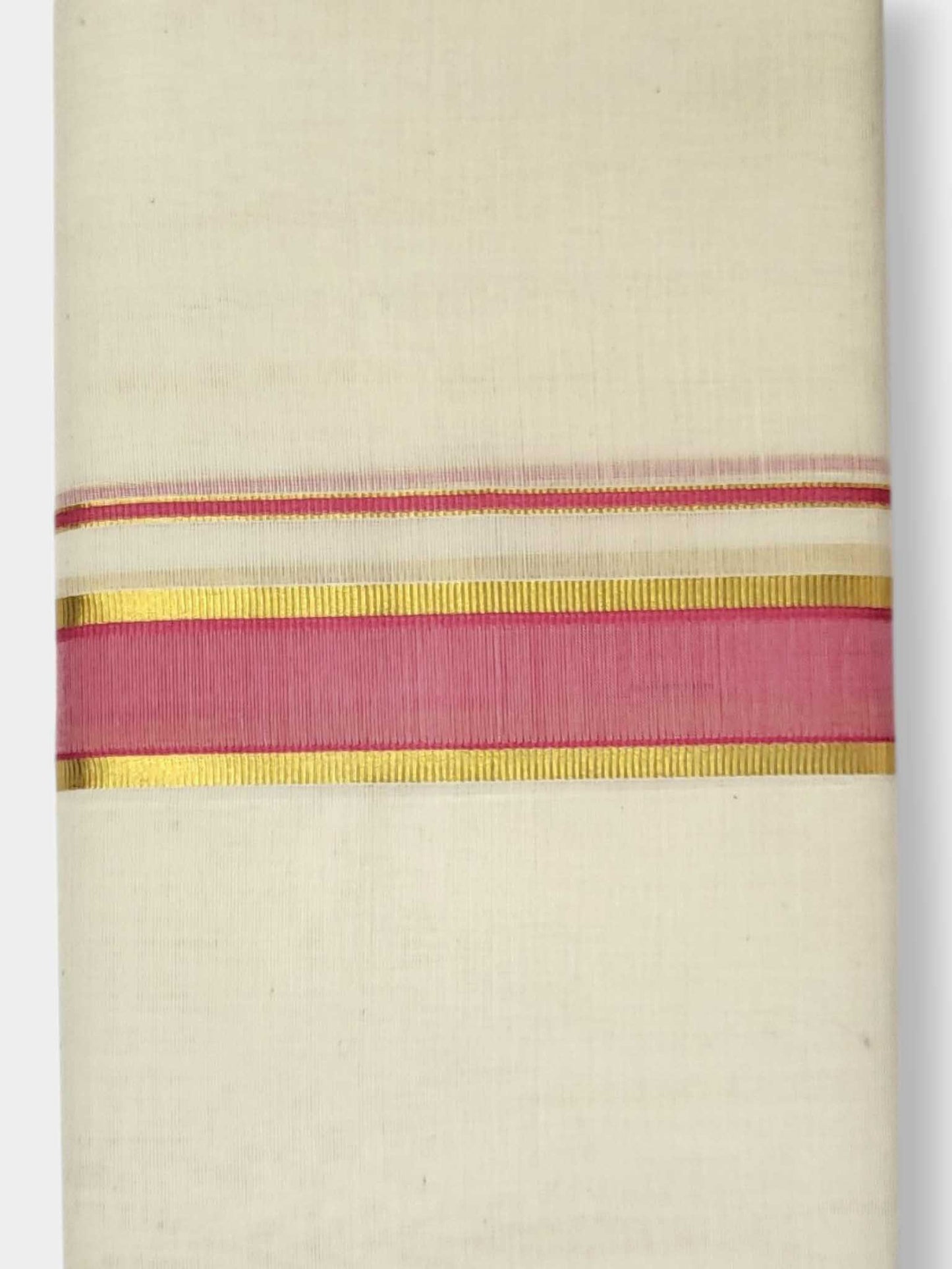 Kerala Balaramapuram Pure Cotton Handloom Mundu/Dhoti
