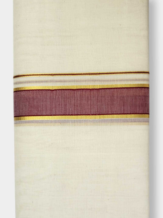 Kerala Balaramapuram Pure Cotton Handloom Mundu/Dhoti