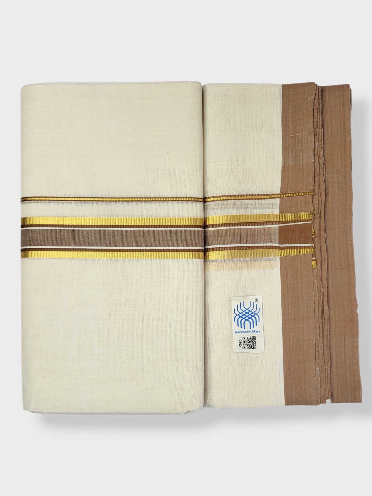 Kerala Balaramapuram Pure Cotton Handloom Mundu/Dhoti