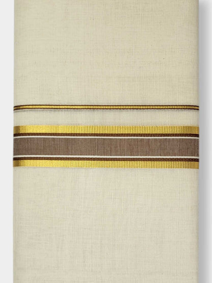Kerala Balaramapuram Pure Cotton Handloom Mundu/Dhoti