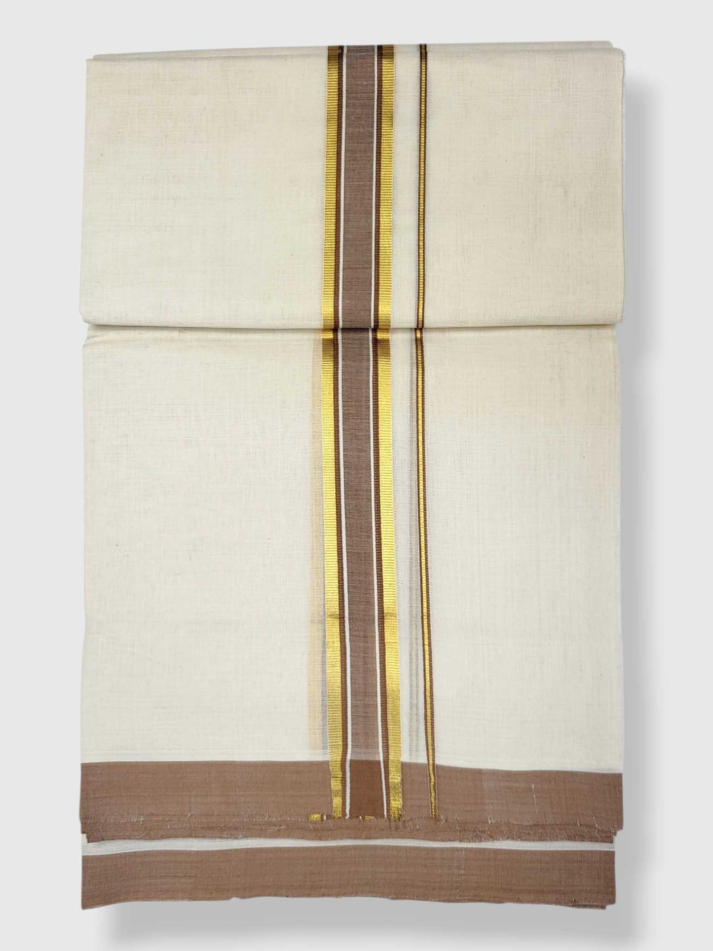 Kerala Balaramapuram Pure Cotton Handloom Mundu/Dhoti
