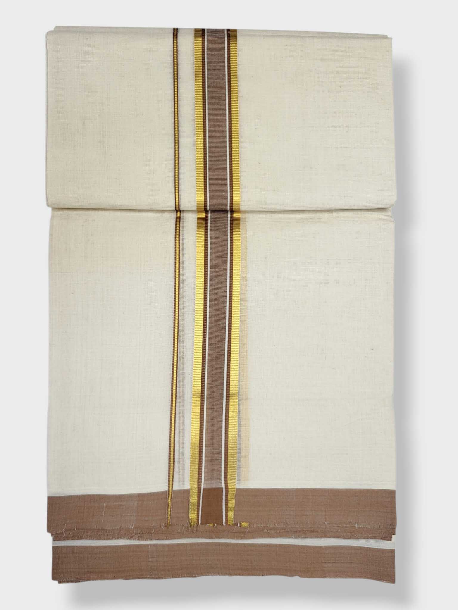 Kerala Balaramapuram Pure Cotton Handloom Mundu/Dhoti