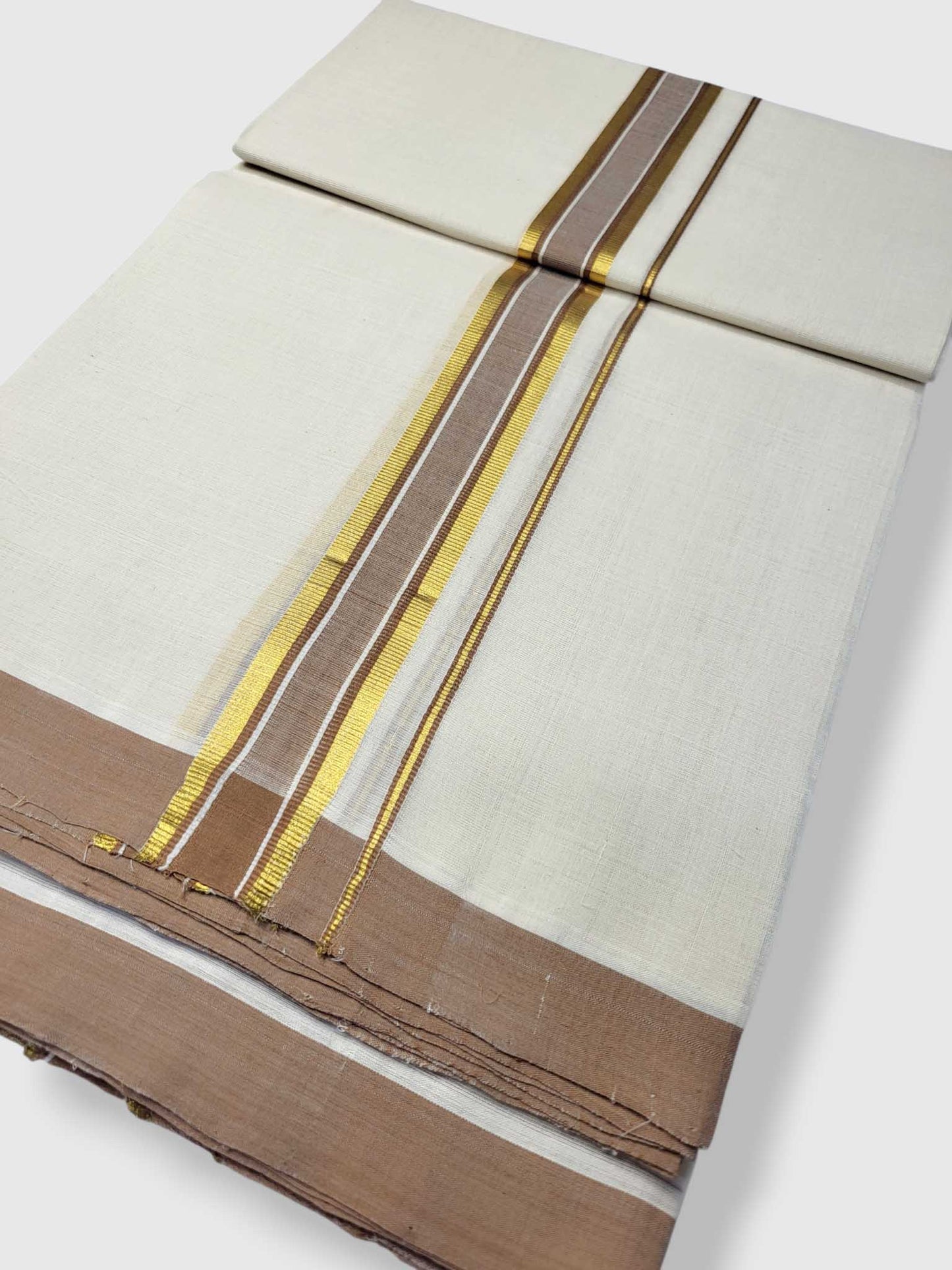 Kerala Balaramapuram Pure Cotton Handloom Mundu/Dhoti