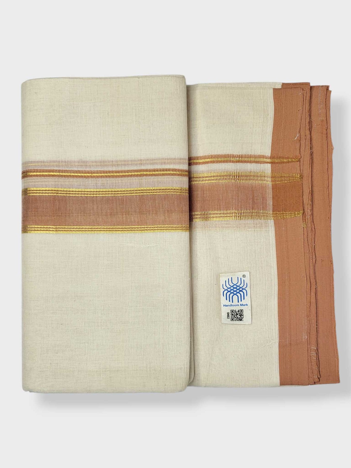 Kerala Balaramapuram Pure Cotton Handloom Mundu/Dhoti
