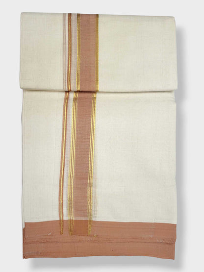 Kerala Balaramapuram Pure Cotton Handloom Mundu/Dhoti