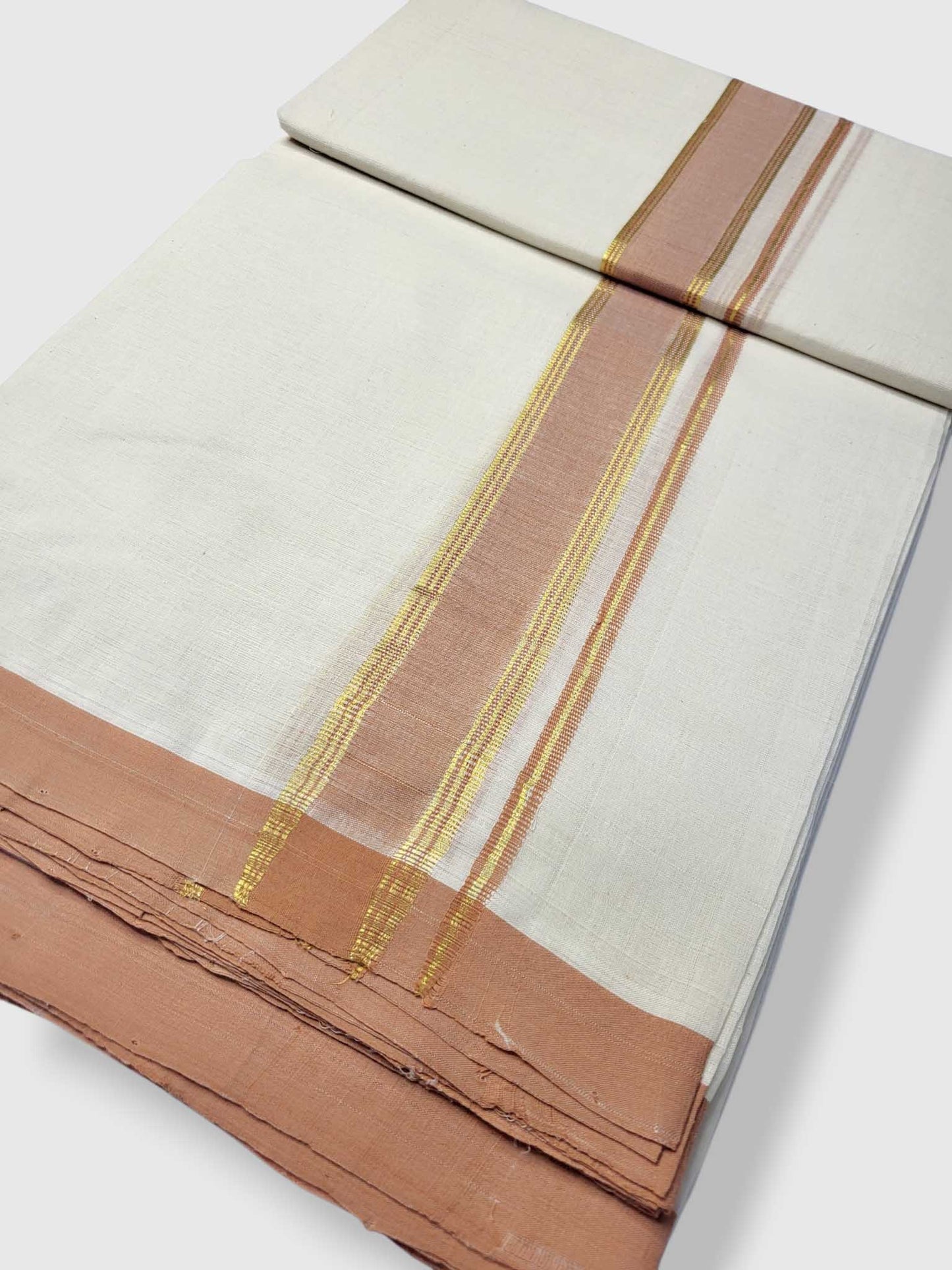 Kerala Balaramapuram Pure Cotton Handloom Mundu/Dhoti