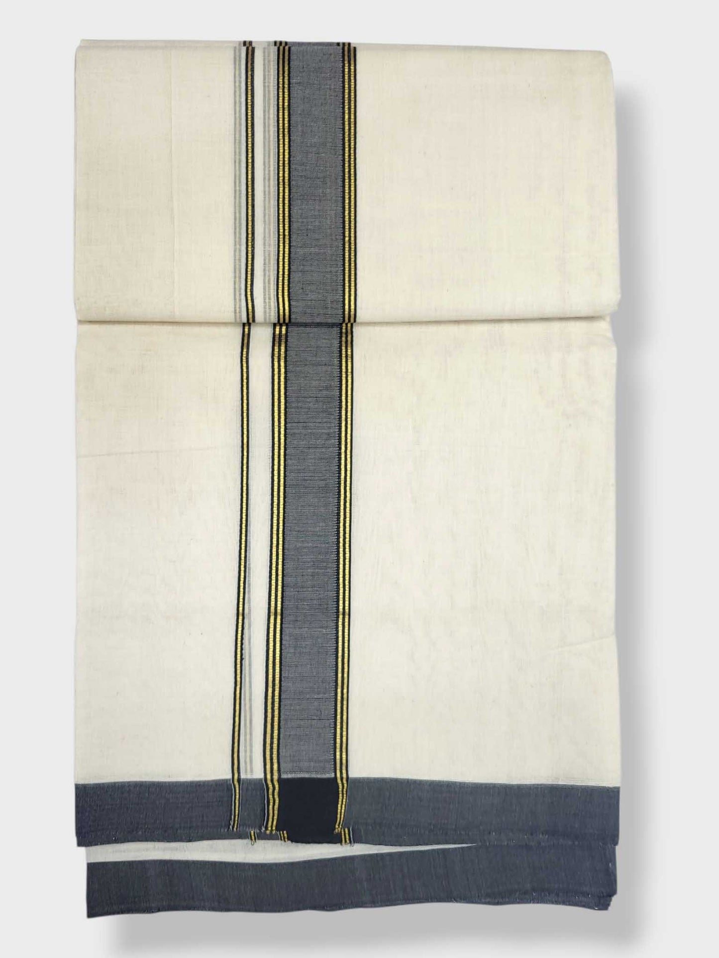 Kerala Balaramapuram Pure Cotton Handloom Mundu/Dhoti