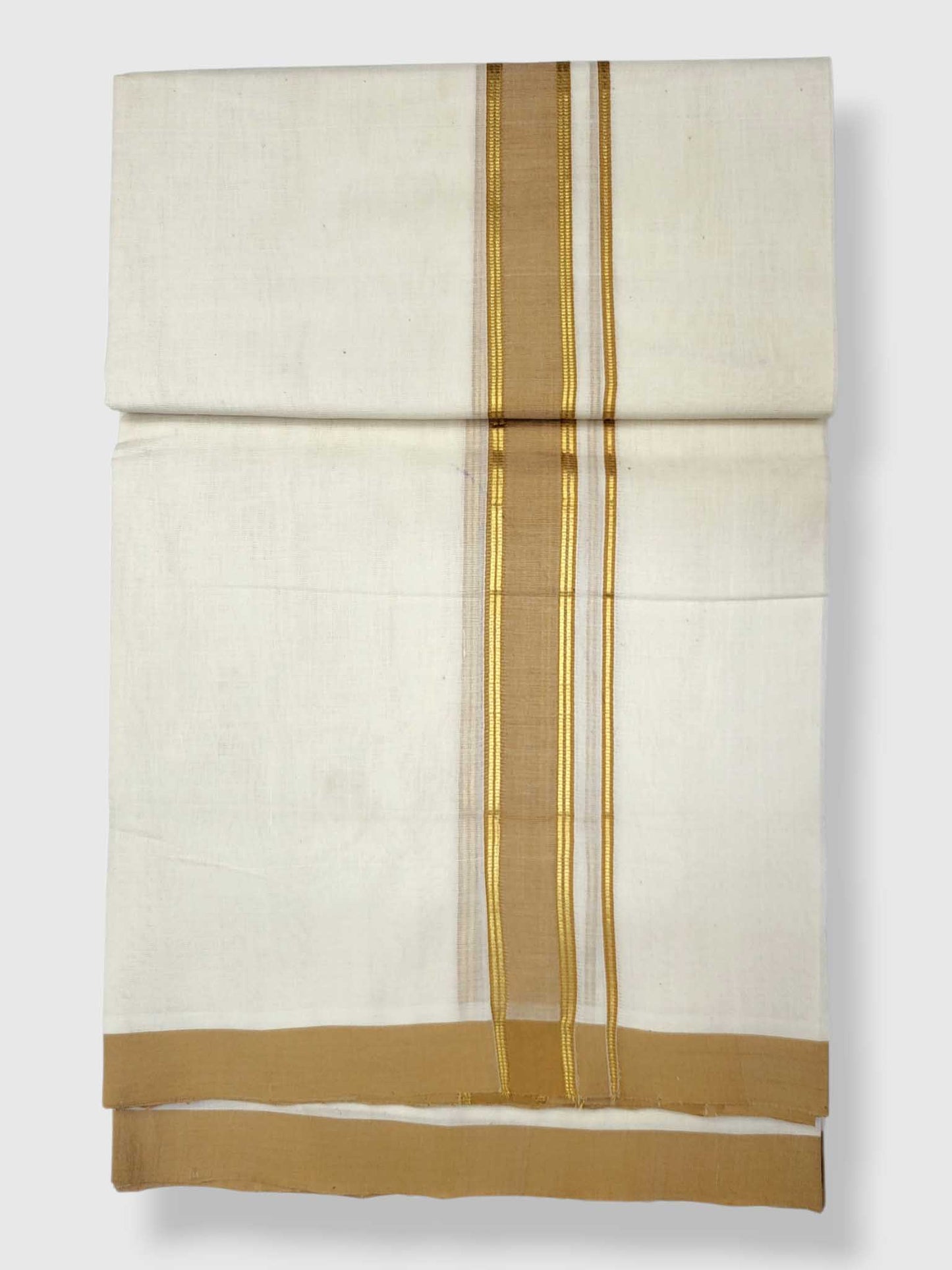 Kerala Balaramapuram Pure Cotton Handloom Mundu/Dhoti