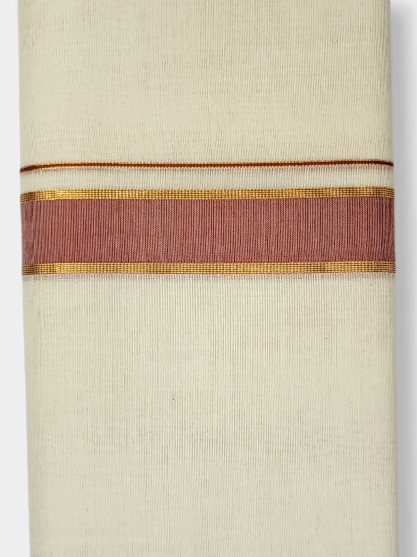Kerala Balaramapuram Pure Cotton Handloom Mundu/Dhoti