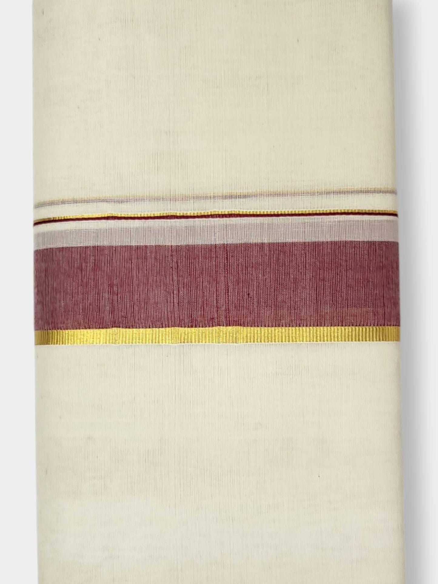 Kerala Balaramapuram Pure Cotton Handloom Mundu/Dhoti