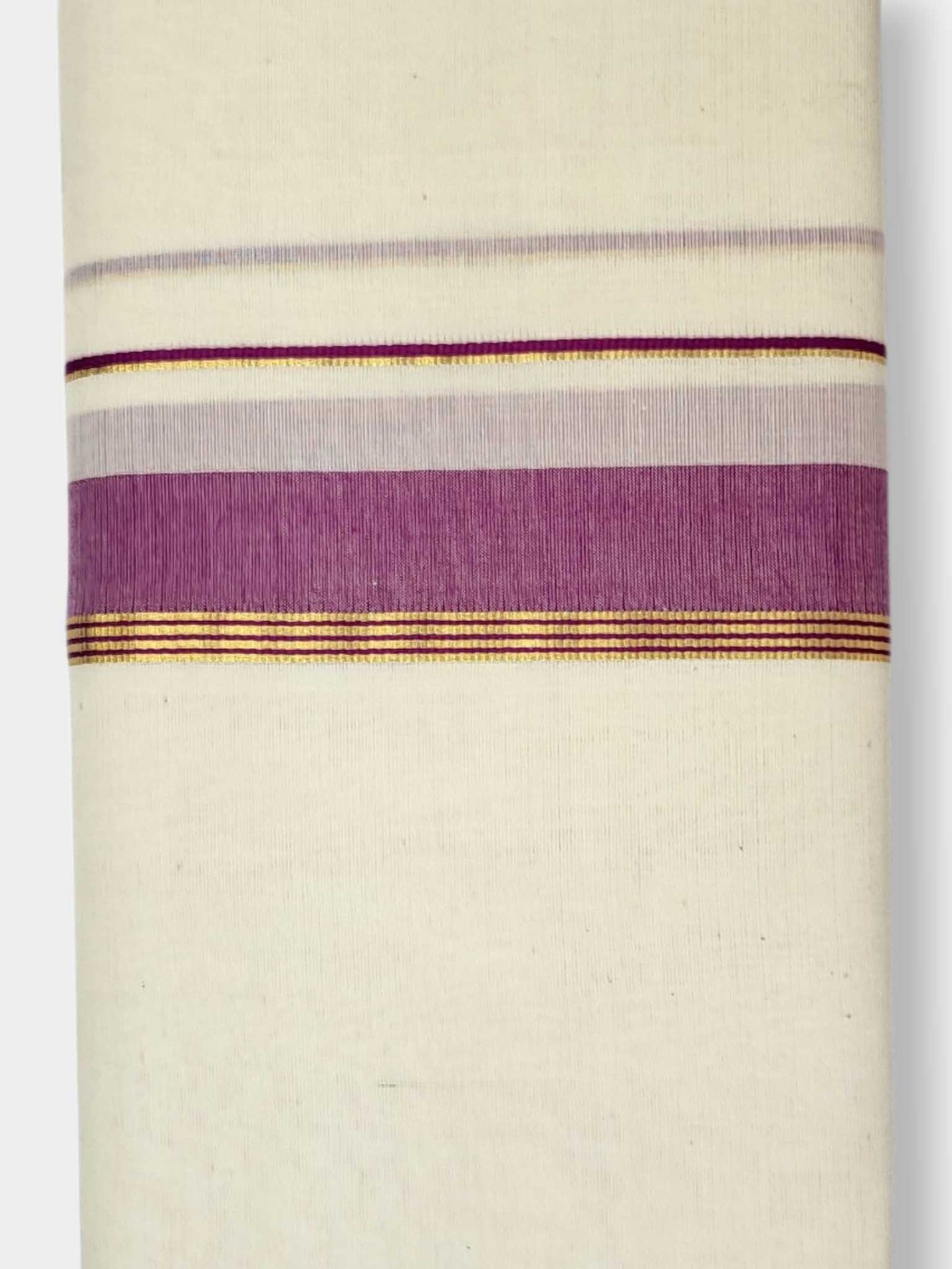 Kerala Balaramapuram Pure Cotton Handloom Mundu/Dhoti
