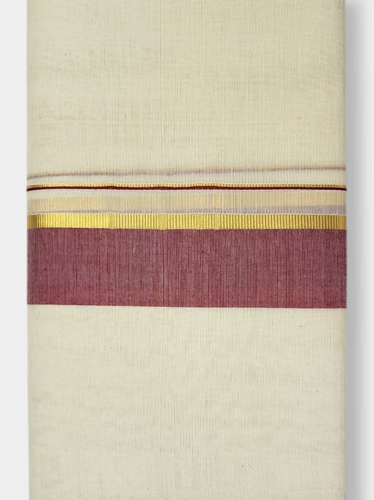 Kerala Balaramapuram Pure Cotton Handloom Mundu/Dhoti
