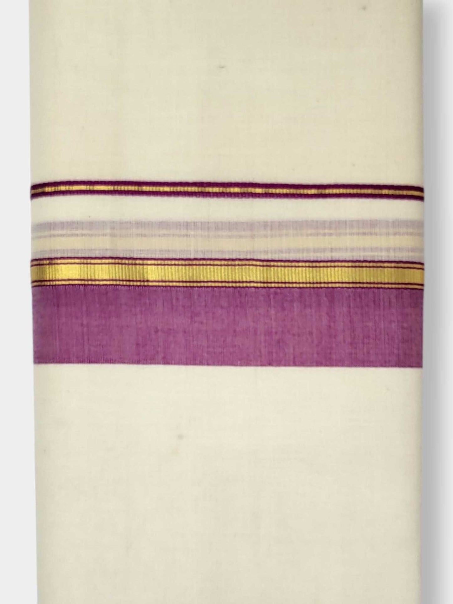 Kerala Balaramapuram Pure Cotton Handloom Mundu/Dhoti