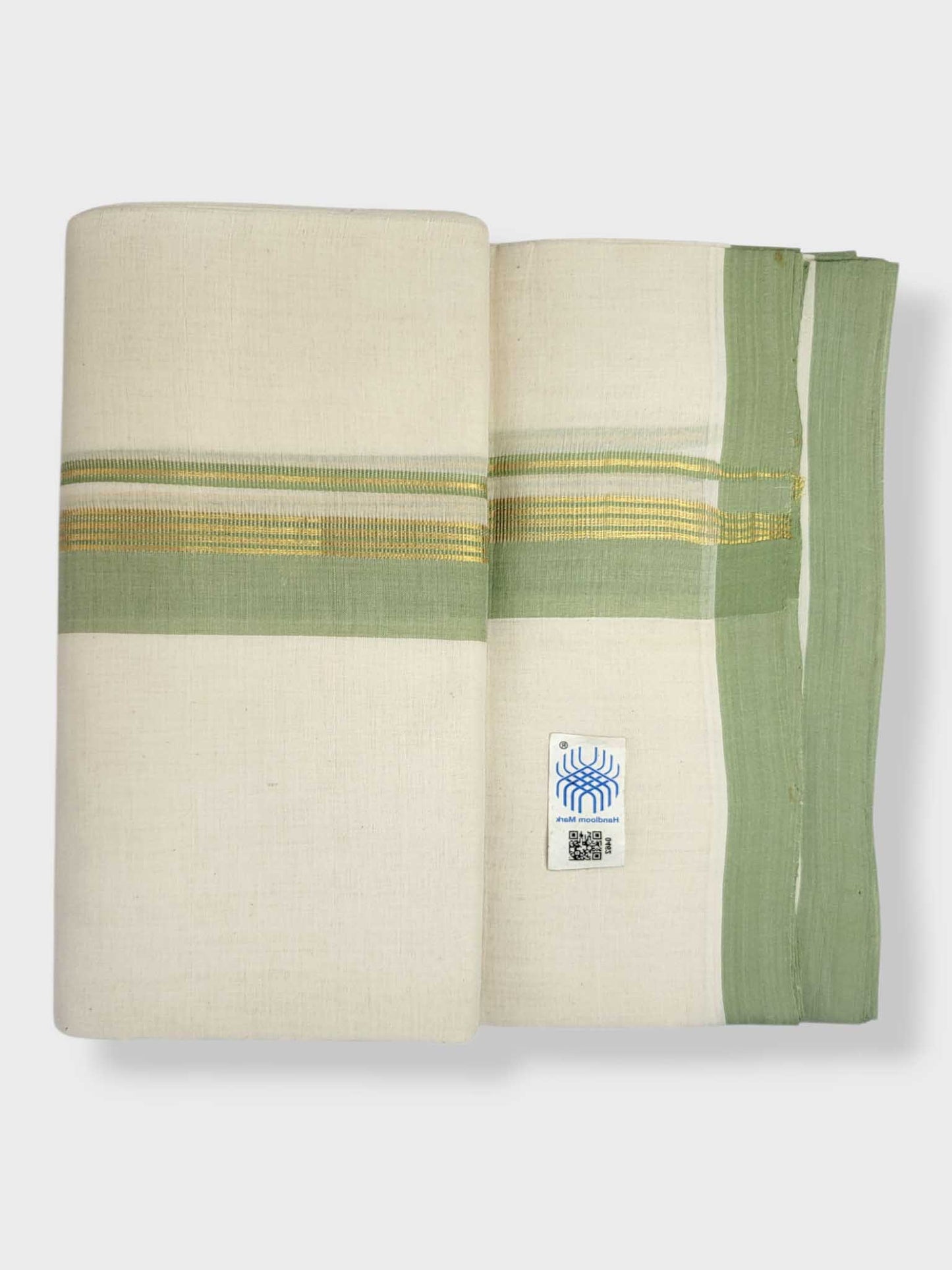 Kerala Balaramapuram Pure Cotton Handloom Mundu/Dhoti