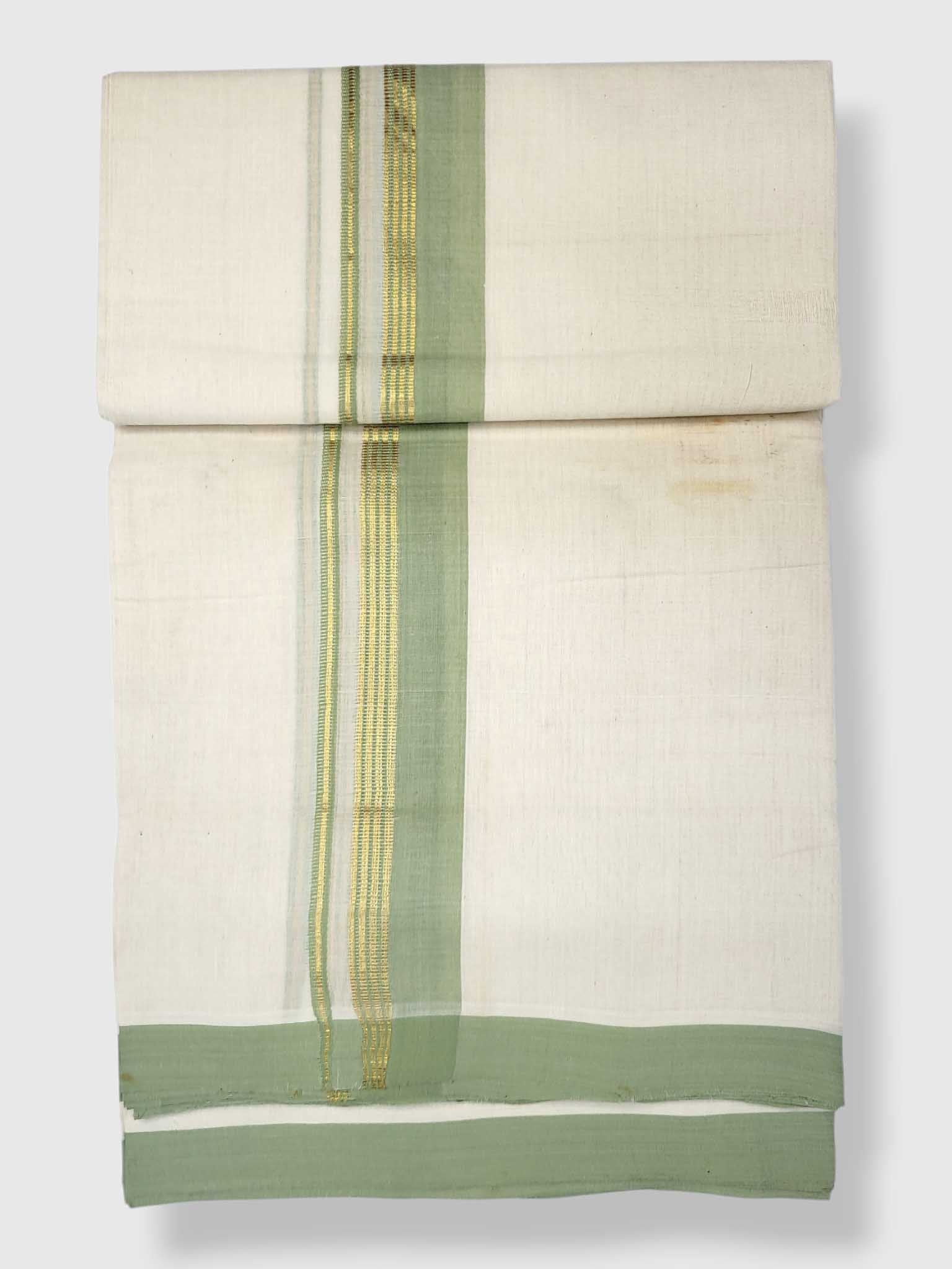 Kerala Balaramapuram Pure Cotton Handloom Mundu/Dhoti