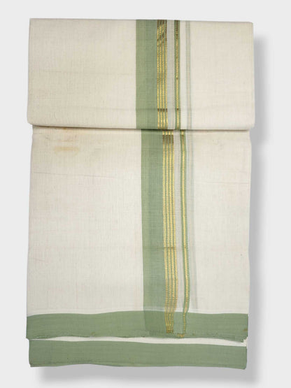 Kerala Balaramapuram Pure Cotton Handloom Mundu/Dhoti