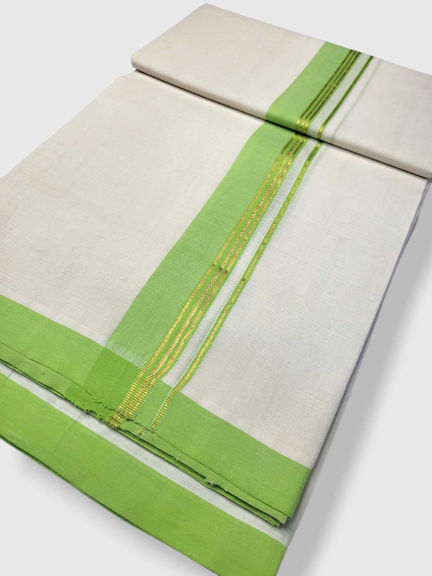 Kerala Balaramapuram Pure Cotton Handloom Mundu/Dhoti
