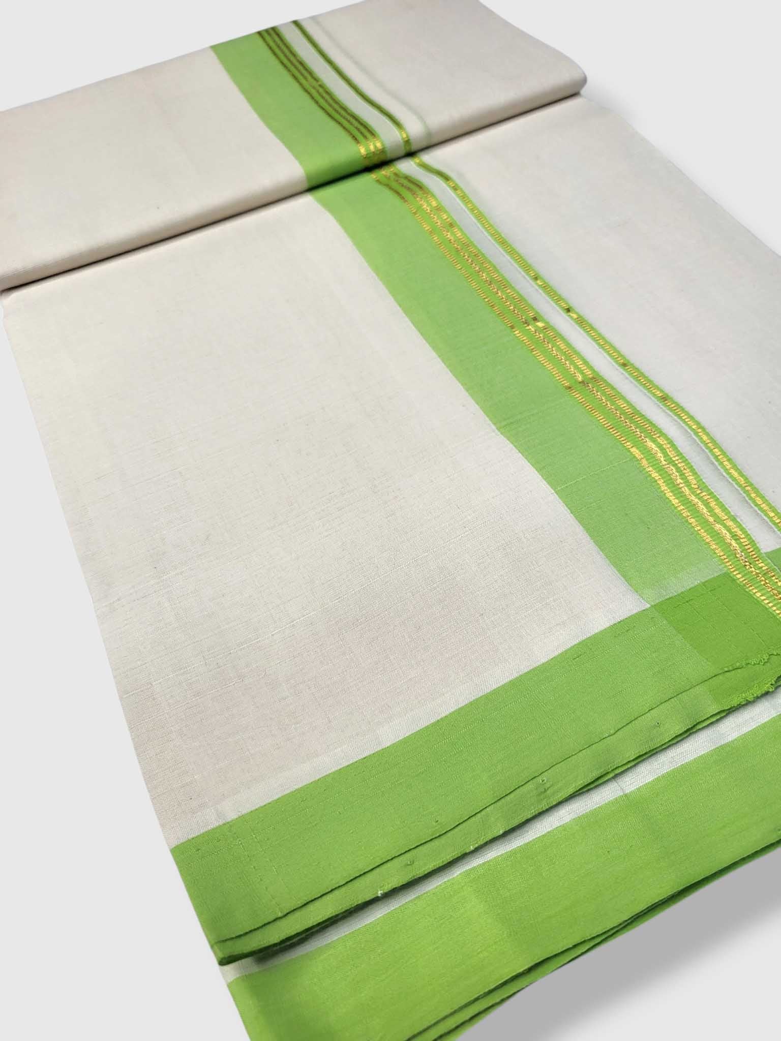 Kerala Balaramapuram Pure Cotton Handloom Mundu/Dhoti