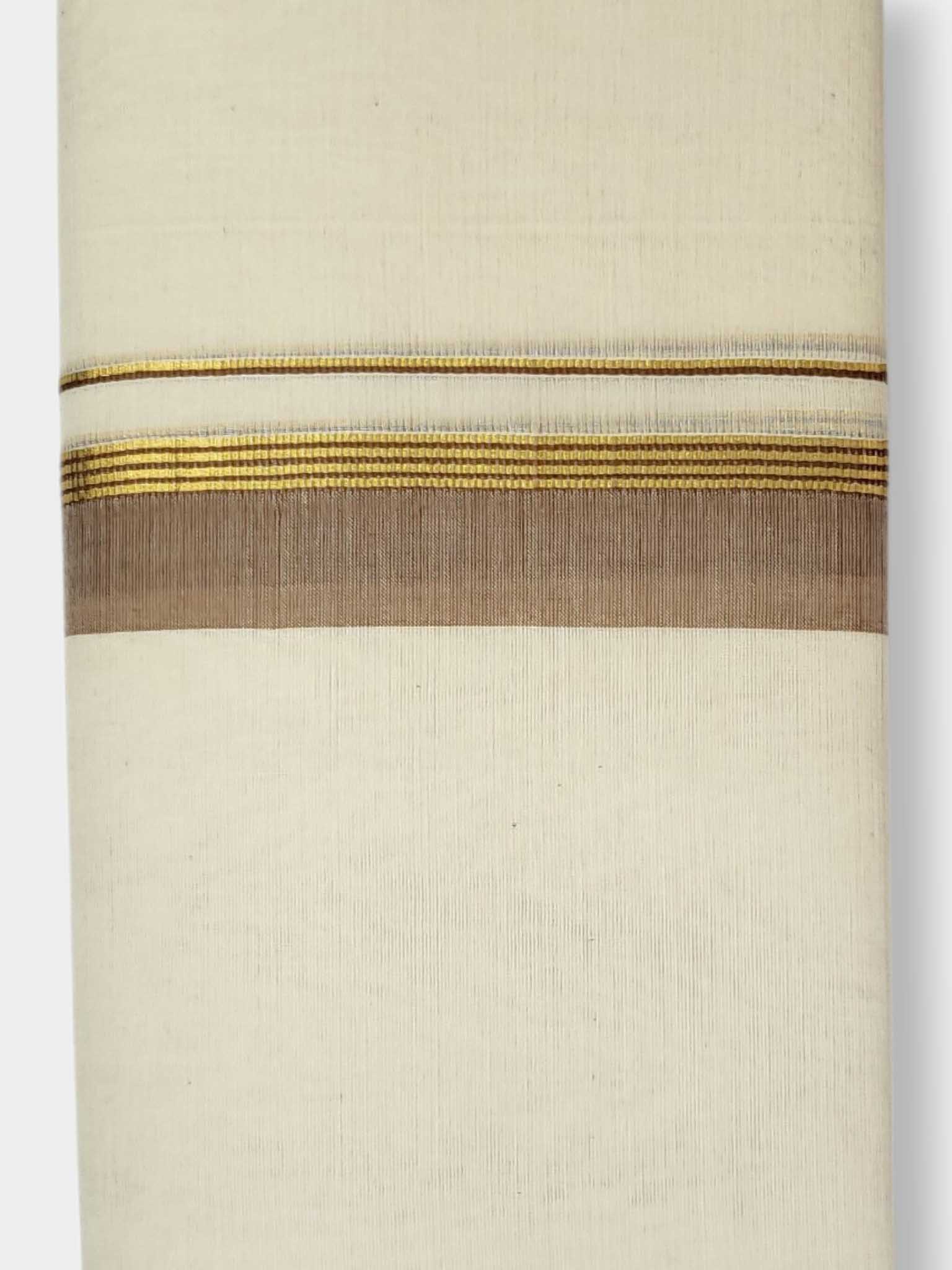 Kerala Balaramapuram Pure Cotton Handloom Mundu/Dhoti