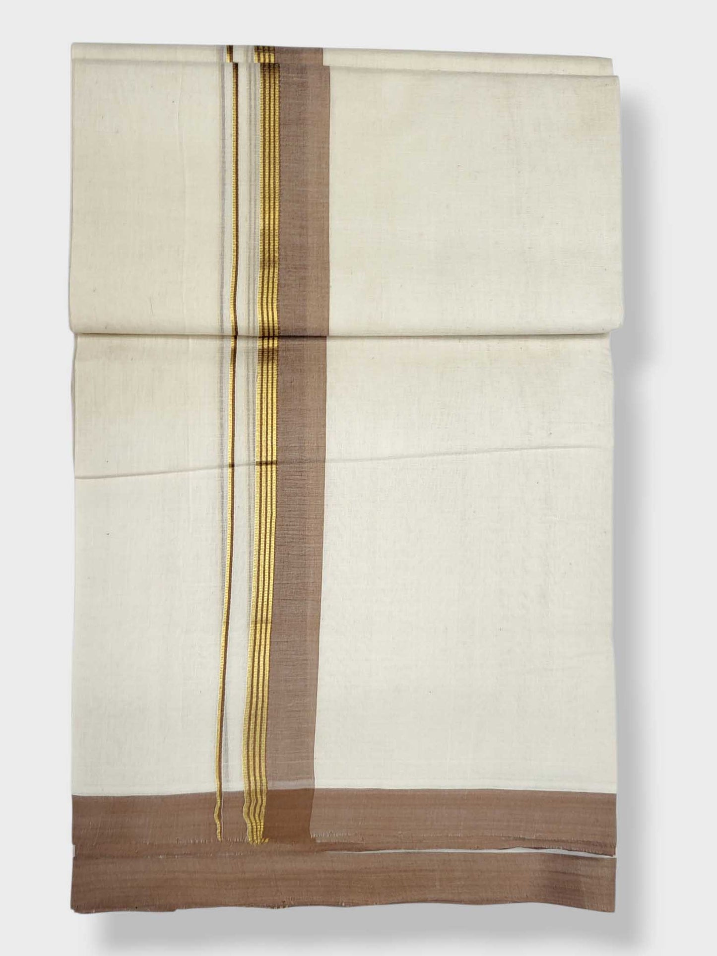 Kerala Balaramapuram Pure Cotton Handloom Mundu/Dhoti