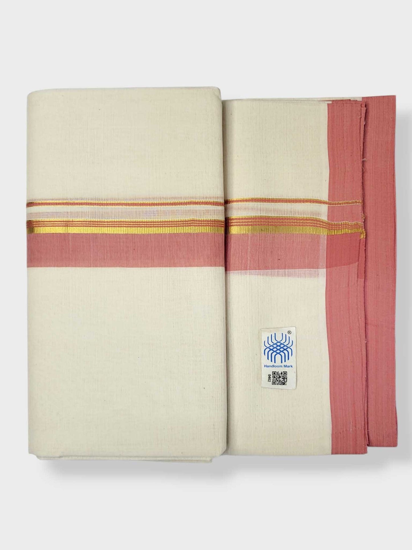 Kerala Balaramapuram Pure Cotton Handloom Mundu/Dhoti