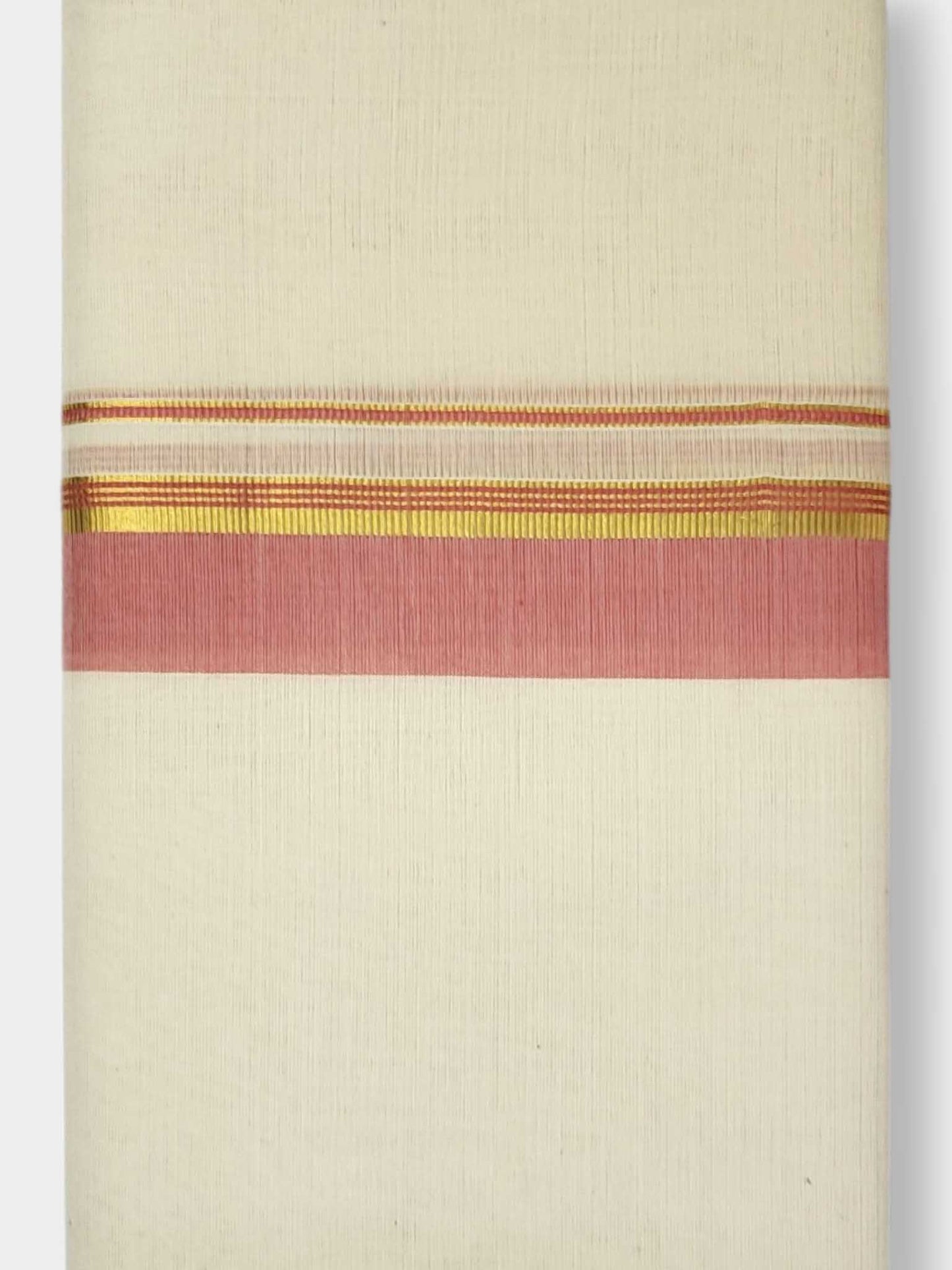Kerala Balaramapuram Pure Cotton Handloom Mundu/Dhoti