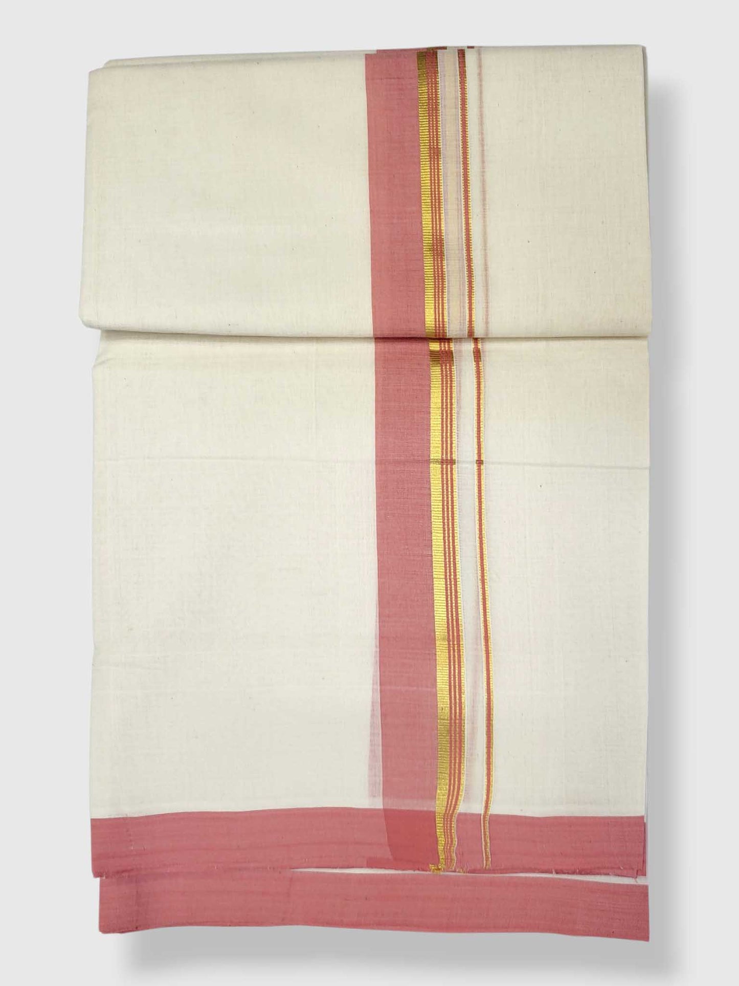 Kerala Balaramapuram Pure Cotton Handloom Mundu/Dhoti